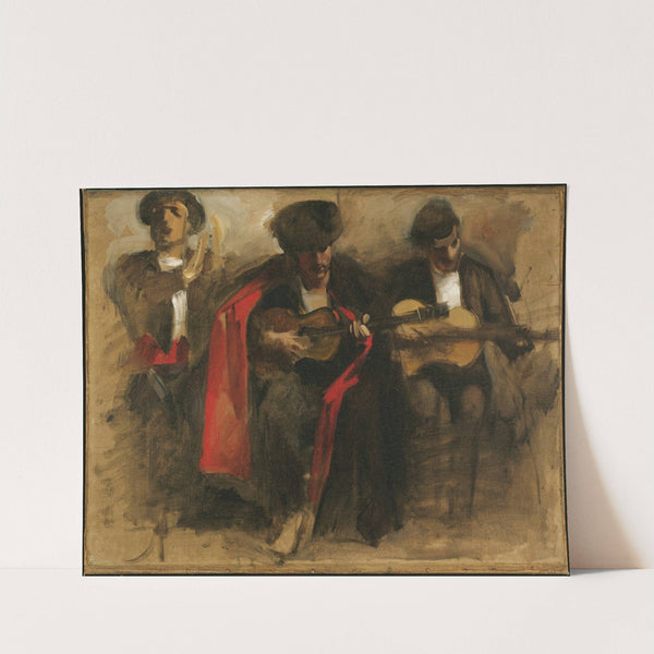 Study for Seated Musicians for &#039;El Jaleo&#039; by John Singer Sargent