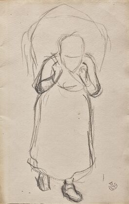 Study for ‘Seaweed Gatherers, Yport’ (c. 1888)