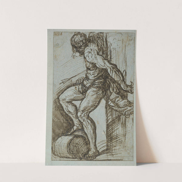 Study for St. Sebastian in the high altar of SS. Nazarro e Celso, Brescia (ca. 1519 – 1520) by Titian