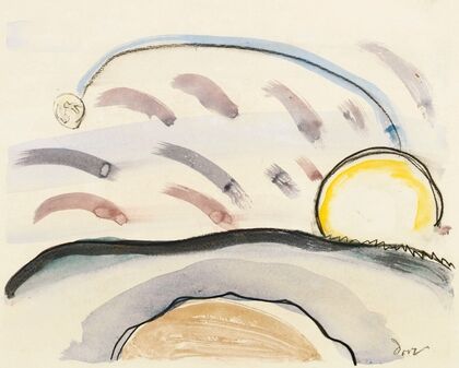 Study for ‘Sun and Moon’