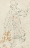 Study for ‘Swiss Sentry at the Louvre’