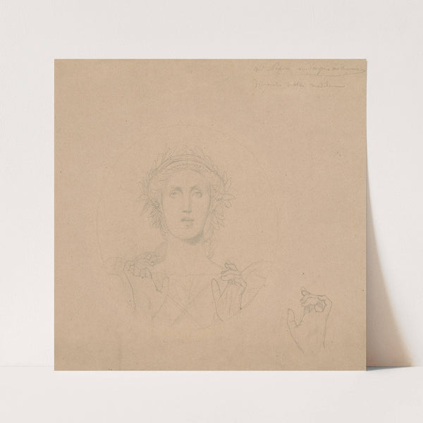 Study for the Allegorical Figure of Art (ca. 1850) by Jean-Léon Gérôme