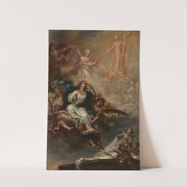 Study for &#039;The Assumption of the Virgin&#039; for San Augustín, Seville by Juan de Valdés Leal