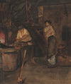 Study for The Blacksmith’s Shop; Remembrance of Le Tréfort (1854)