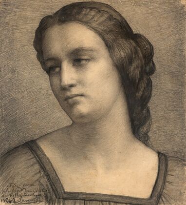 Study for the ceiling of Lyon town hall, (1860)