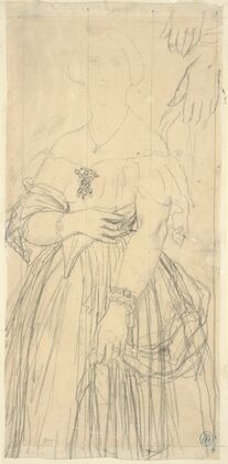 Study for the Dress and the Hands of Madame Moitessier