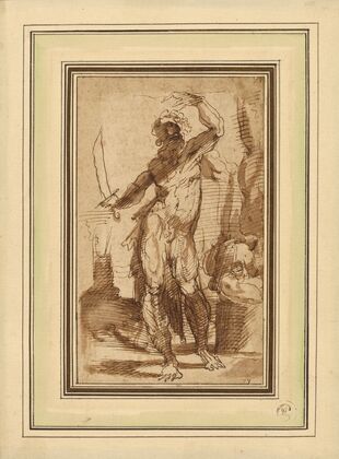 Study for the Figure of Abraham