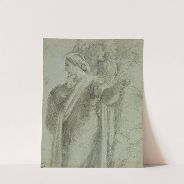 Study for the figure of Martha in &#039;the Raising of Lazarus&#039; by Sebastiano del Piombo