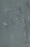 Study for the figure of Sarah in the now-lost painting,Tobias Brings His Bride Sarah to the House of His Father, Tobit,
