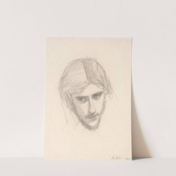 Study for the Head of Ferdinand in &#039;Ferdinand Lured by Ariel&#039; by Sir John Everett Millais