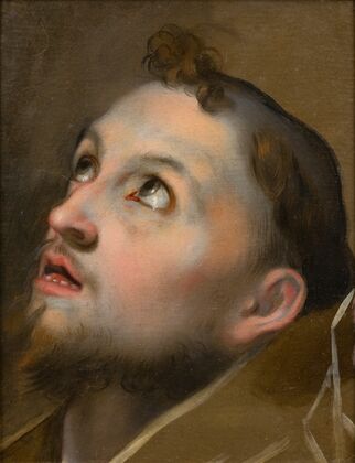 Study for the Head of Saint Francis (c.1594–95)