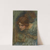 Study For The Head Of Venus In The Awakening Of Adonis by John William Waterhouse
