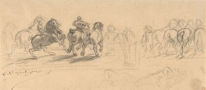 Study for ‘The Horse Fair’