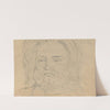 Study for The Judgment of Jupiter (Jupiter, head) by Samuel Finley Breese Morse