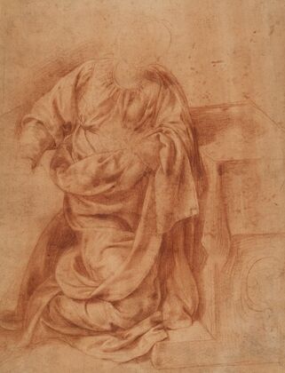 Study for the Kneeling Virgin