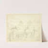 Study for The Magdalen Chapel, from Microcosm of London (c. 1809) by Augustus Charles Pugin