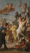 Study for ‘The Martyrdom of Saint Sebastian’ (for the Augustinian monastery at Diessen, Germany) (1739)