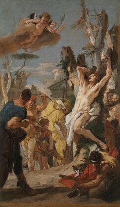 Study for ‘The Martyrdom of Saint Sebastian’ (for the Augustinian monastery at Diessen, Germany) (1739)