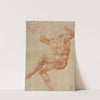 Study for the Nude Youth over the Prophet Daniel (recto) by Michelangelo
