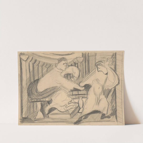 Study for the Painting Seduction by Cyprián Majerník