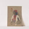 Study for &#039;The Pipe Bearer&#039; by John Frederick Lewis