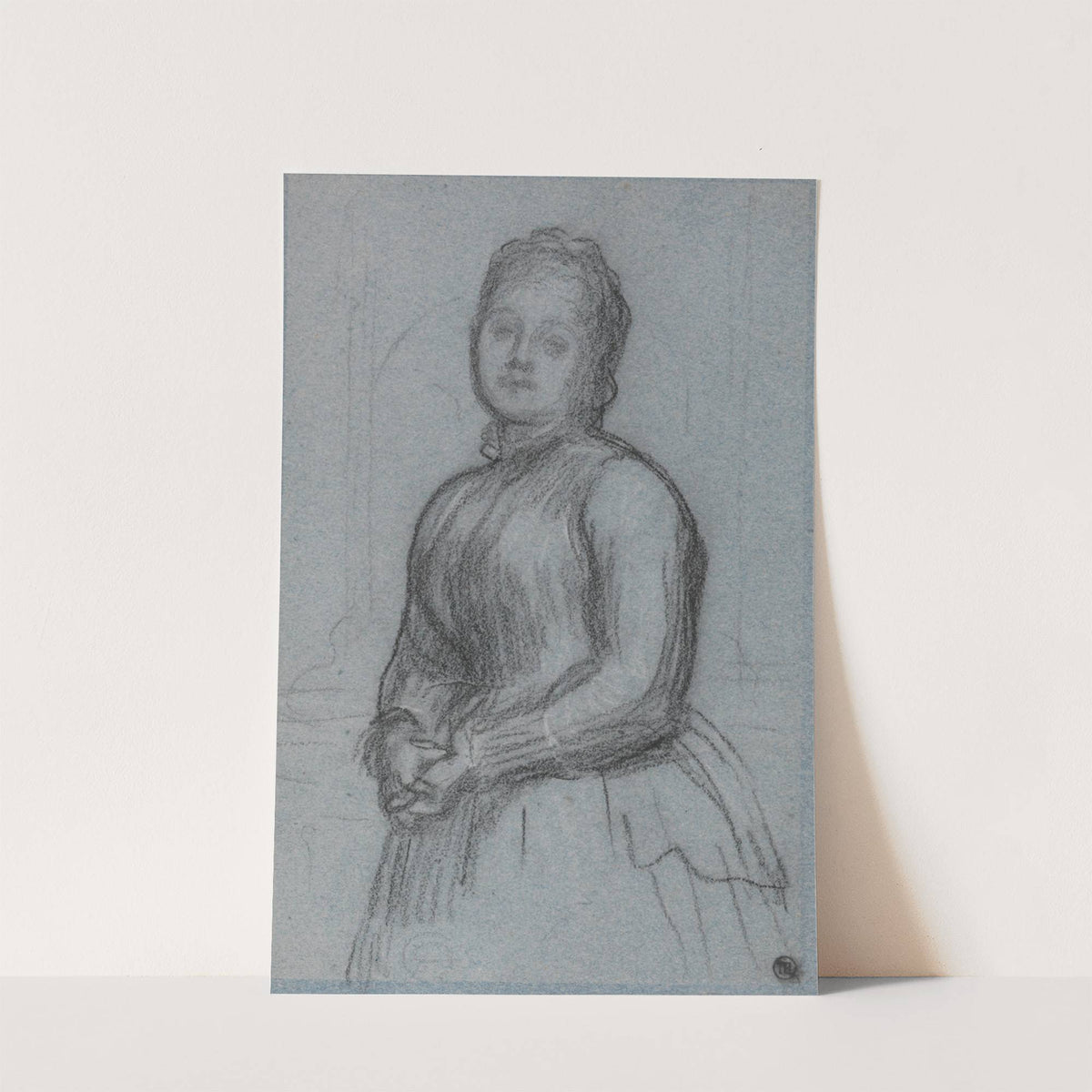 Study for the Portrait of Hannah, Countess of Roseberry (ca. 1880) by Frederic Leighton