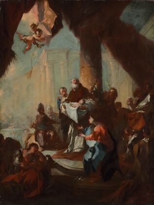 Study for ‘The Presentation of Christ in the Temple’ (for Saint Ulrich, Vienna)