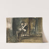 Study for The Scarlet Letter (oil painting) by Edwin Austin Abbey