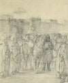 Study for ‘The Sultan of Morocco and His Entourage’ (1845)