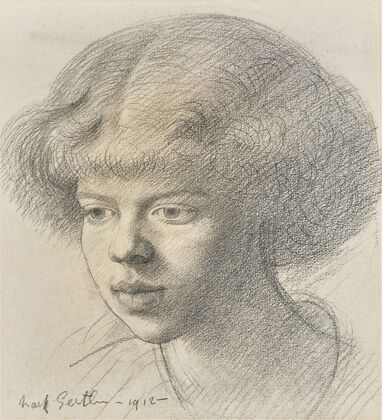 Study for The Violinist  (1912)