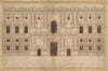 Study for the West Façade of the Palace of Charles V, The Alhambra, Granada