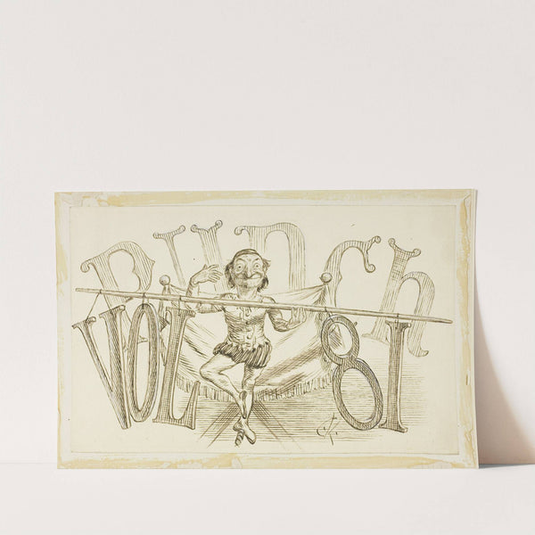 Study for Title Page from Punch, Volume 81 by Charles Samuel Keene