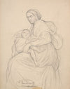 Study for Virgin and Child