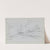 Study for &#039;White Mountains from North Conway, New Hampshire&#039; (recto) by David Johnson