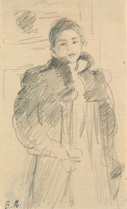 Study for ‘Young Girl in a Green Coat’