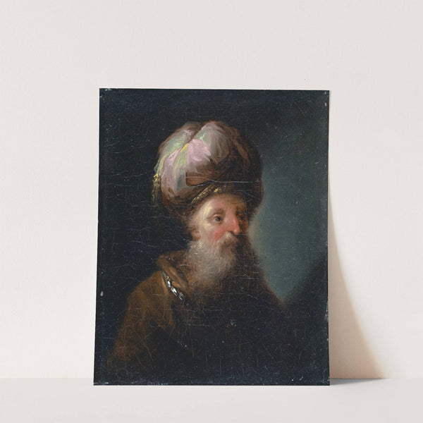 Study Head (Oriental Man); Half Profile Turned to the Right by Johann Georg Trautmann