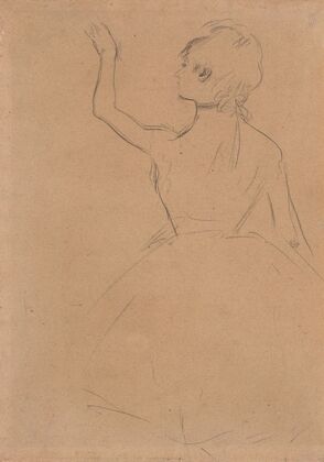 Study of a Ballet Dancer seen from the Back