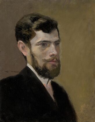 Study of a Bearded Man in a Black Suit (1880–1900)