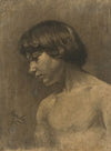 Study of a boy’s head