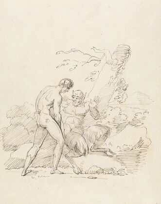 Study of a Centaur and a Satanic Figure — size preview