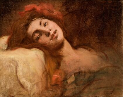 Study of a Female Head