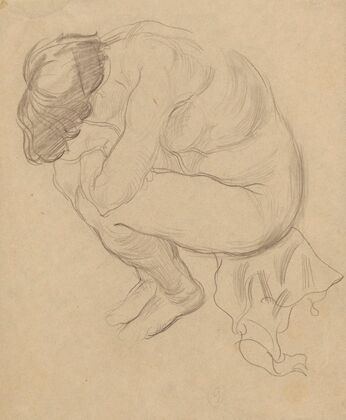 Study of a female nude (1910-1914)