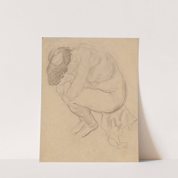 Study of a female nude (1910-1914) by Zygmunt Waliszewski