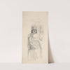Study of a Figure with Headress by Félicien Rops