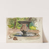 Study of a fountain by Edwin Austin Abbey
