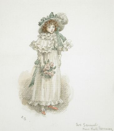 Study of a Fully Dressed Little Girl