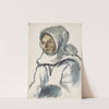 Study of a Girl in a Large Winter Scarf by Zolo Palugyay