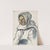 Study of a Girl in a Large Winter Scarf by Zolo Palugyay