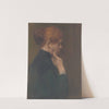 Study of a Girl Lost in Thought by Elemír Halász-Hradil