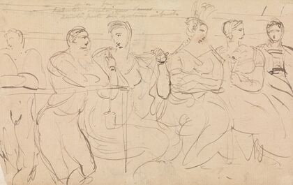 Study of a Group of People Talking